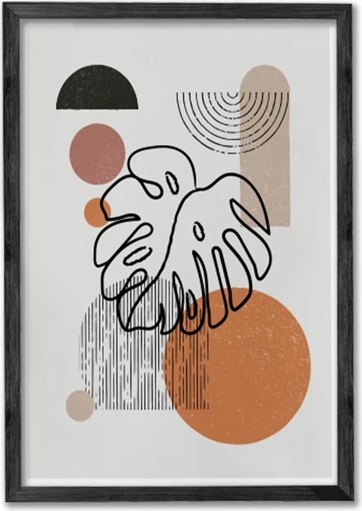 Pikturë dekorative me kornizë (3 copë), Wallity, Ersy3Syhcrv11