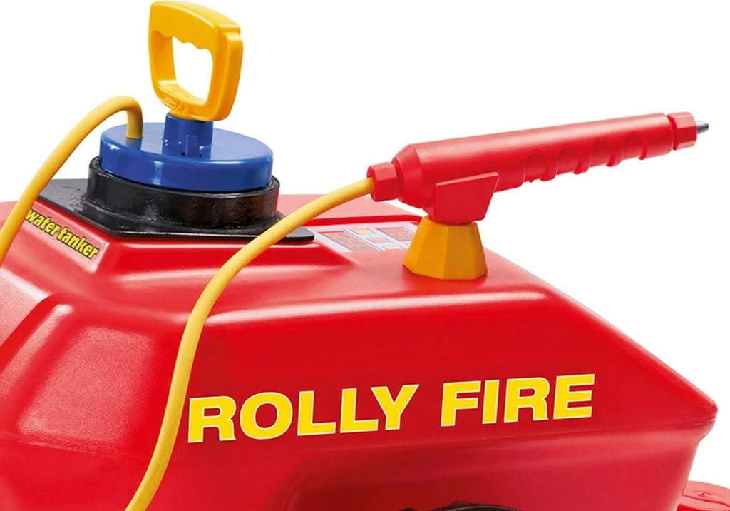 rimorkio cisternë lodër Rolly Toys Vacumax Fire me pompë dhe spërkatës, 15 L, e kuqe