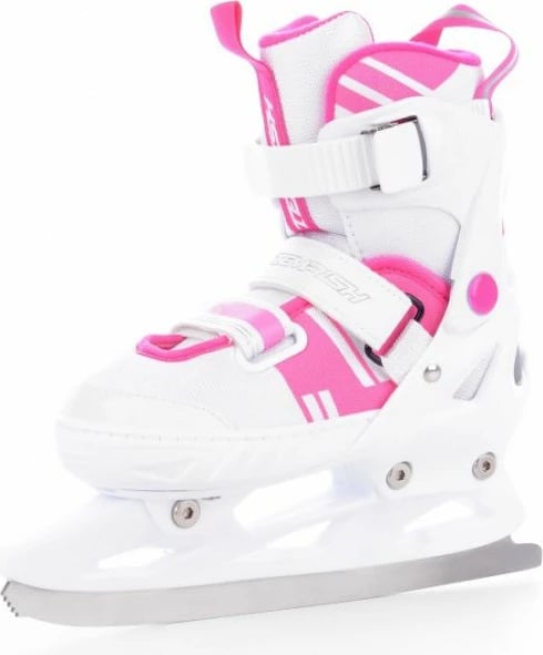 Rollera/Patina për vajza Tempish, të bardha dhe rozë