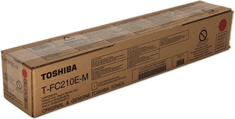 Toner, Toshiba, T-FC210E-M (TFC210EM), rendiment deri 24,000 faqe, magenta