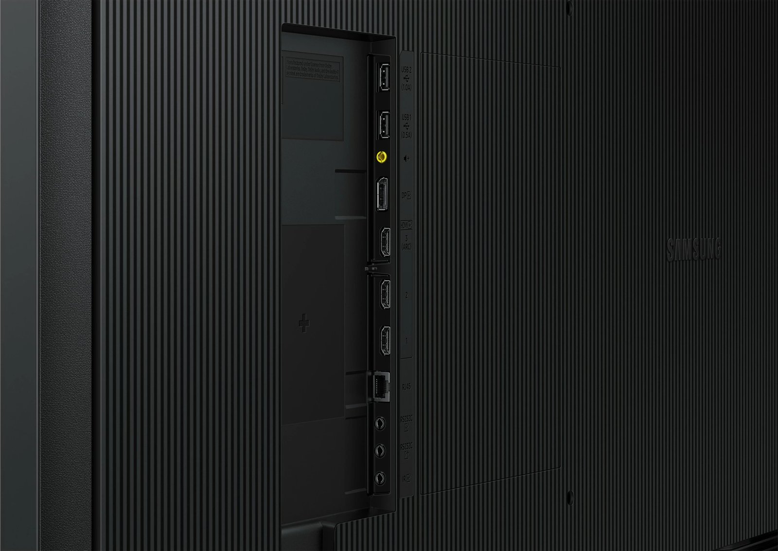 Panel digjital Samsung QH43C, LCD, 43", 3840 x 2160, Wi-Fi, e zezë