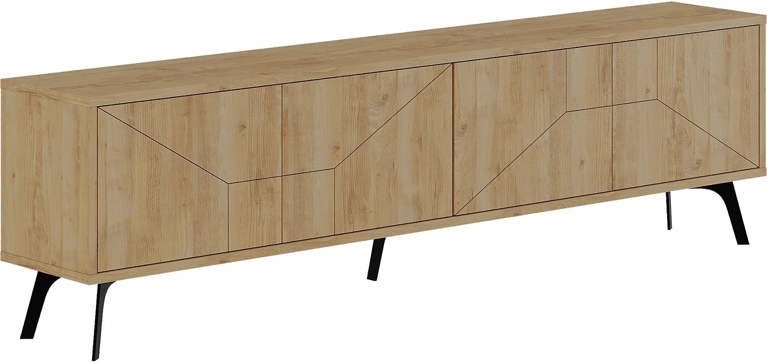 Komodë për TV Skye Decor, ngjyrë lisi, Dune