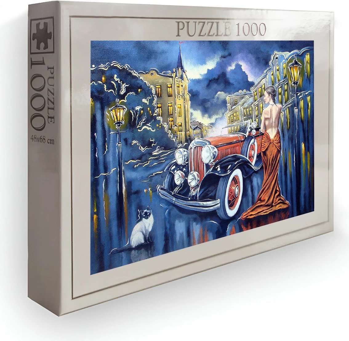 Puzzle 1000 copë, Evila Originals, shumëngjyrësh, PZL_0135_1000