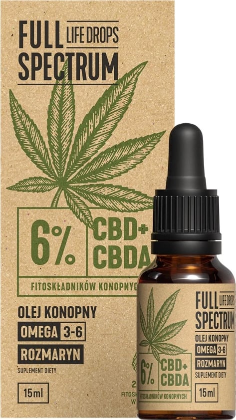 Vaj CBD Full Spectrum CBD + CBDa 6% Drops 15ml