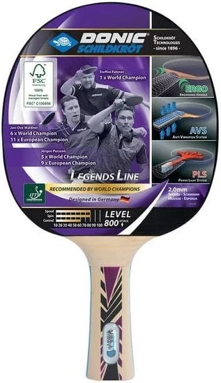 Rakete tenisi Donic Schildkröt Legends 800 FSC