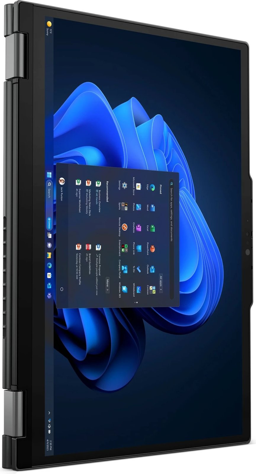 Kompjuter Lenovo ThinkPad X13 2in1 G5, Ultra7 155U, 16GB RAM, 512GB SSD, 13.3 inç, e zezë