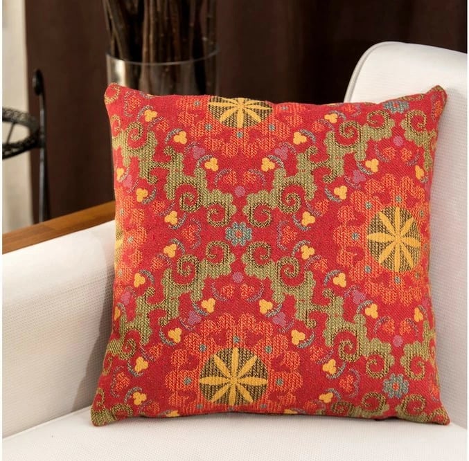 Jastëk Aberto Design Mina, ngjyrë e kuqe