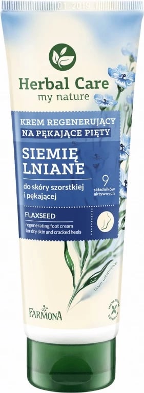 Krem për thembra të çara Farmona Herbal Care Linseed 100ml