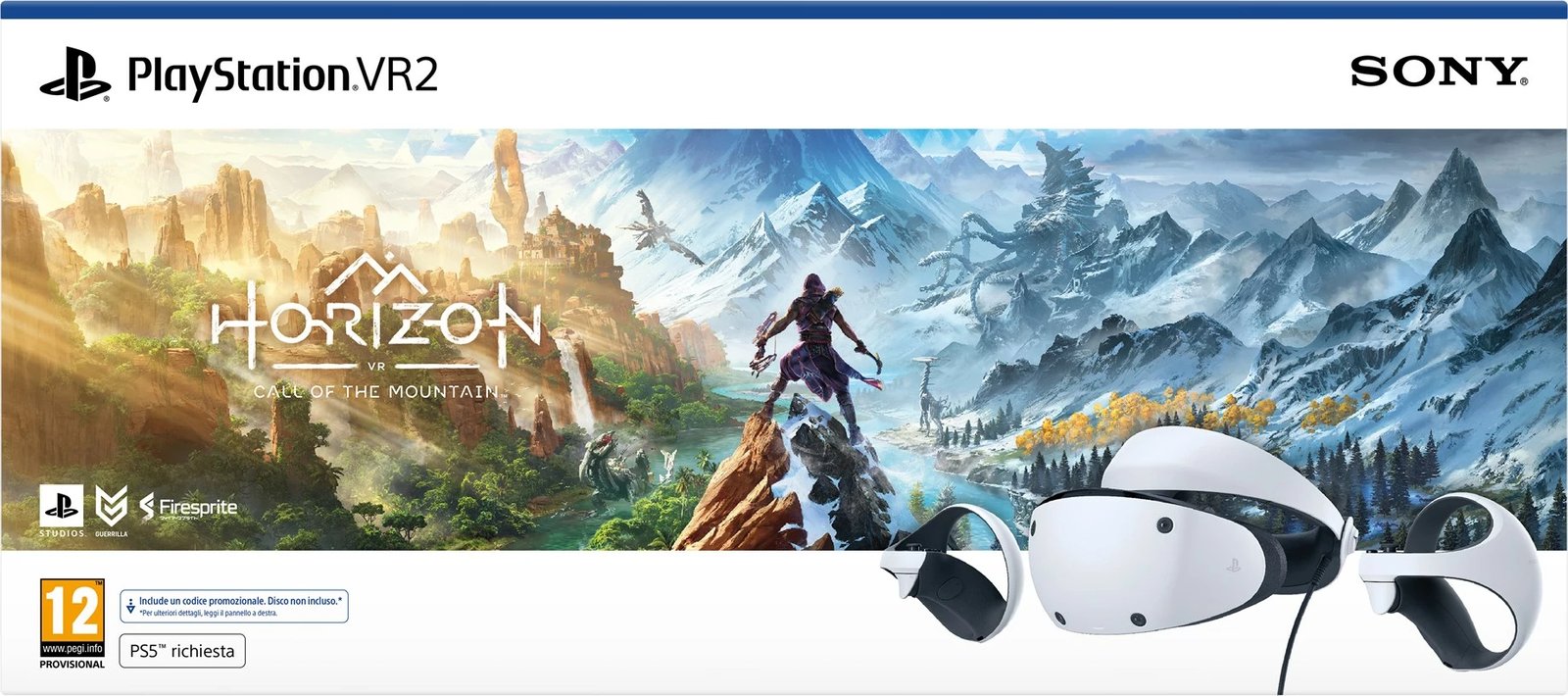 Smartwatch Sony PLAYSTATION VR2 - HORIZON CALL OF THE MOUNTAIN BUNDLE, Bardhë Smartwatch Sony PLAYSTATION VR2 - HORIZON CALL OF THE MOUNTAIN BUNDLE, Bardhë