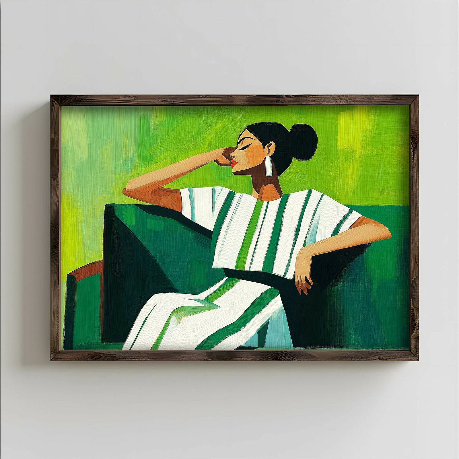 Pikturë dekorative me kornizë MDF, Wallity, TUN127-XL, shumëngjyrëshe, 50x70x3.5cm