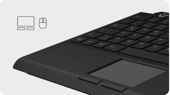 Tastierë KeySonic KSK-5210ELU, me kabllo, USB, QWERTZ, LED, e zezë
