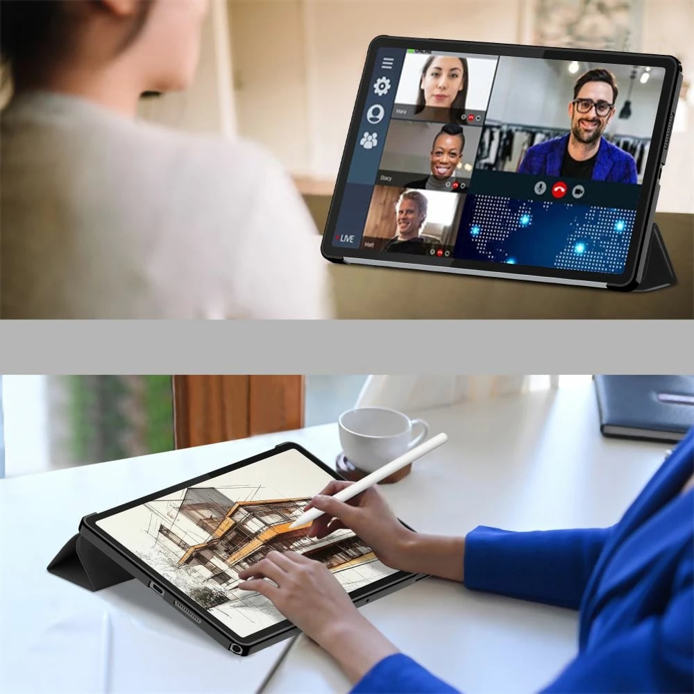 Mbështjellës Tech-Protect SmartCase për Lenovo Tab 10.1 TB-311, i zi