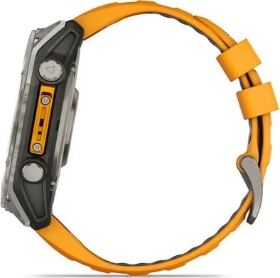 Smartwatch Garmin Fenix 8, 51 mm, AMOLED, 32 GB, Titanium, Portokalli