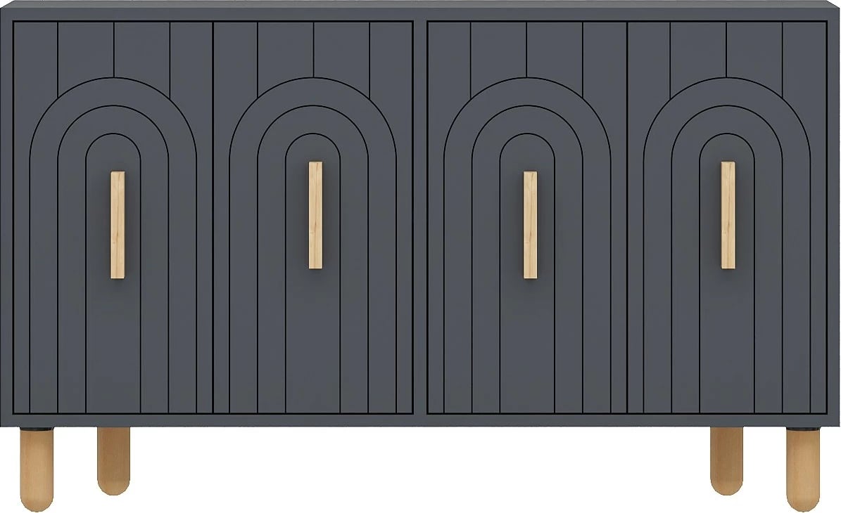 Konsol Skye Decor, ngjyrë antracit, Tiger Konsol Skye Decor, ngjyrë antracit, Tiger