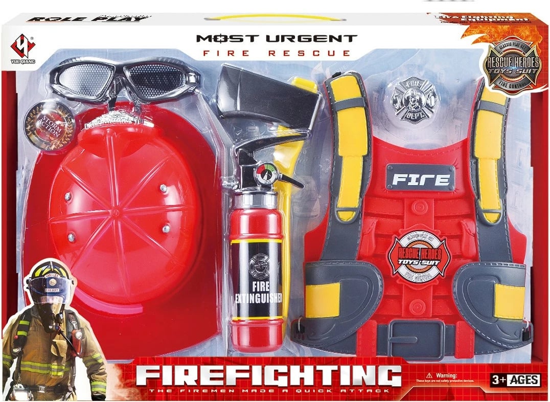 Set zjarrfikësi për fëmijë ASKATO 111452, i kuq