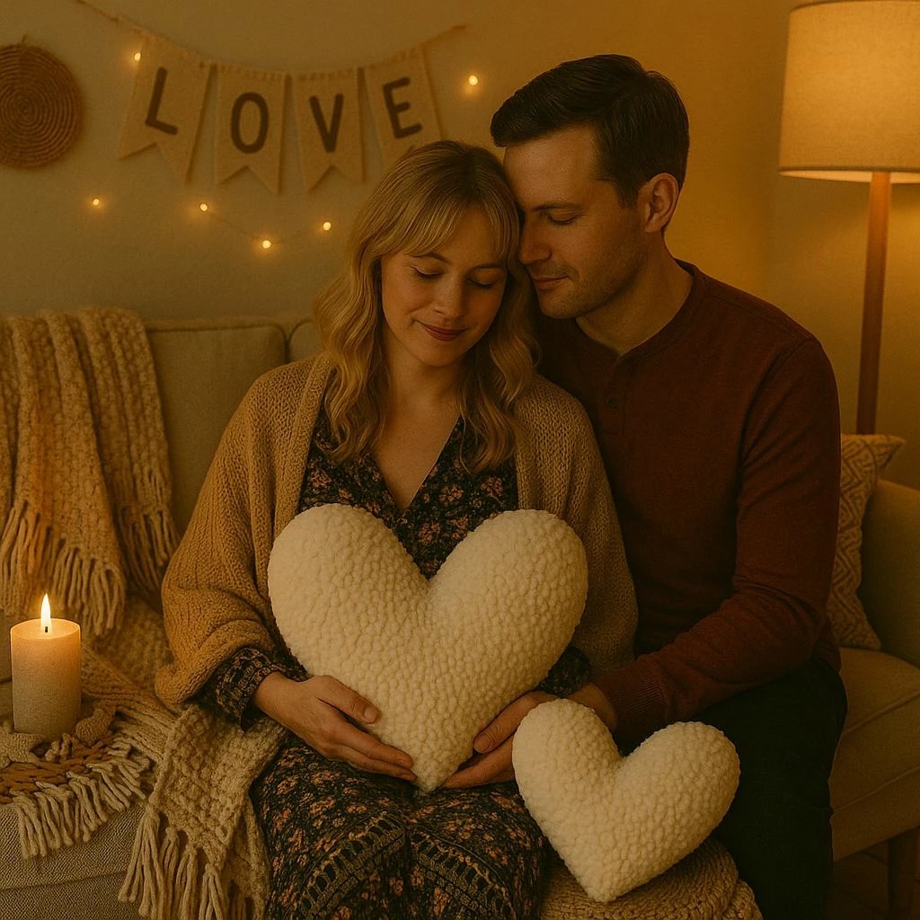 Jastëk zemër, Evila Originals, Teddy Kalp Small, bezhë e çelët