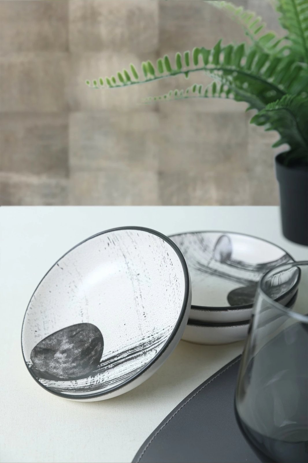 Set tasash për salcë (6 copë), Hermia Concept, X00017451, ngjyrë e bardhë mat