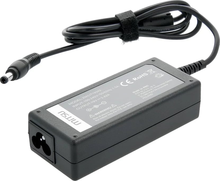 Furnizues rryme Mitsu ZM/LIT19342 për laptop, 19V 3.42A 65W, i zi
