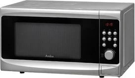 Furrë mikrovale Amica AMG20E70GSV, 20L, elektronik, grill, argjend