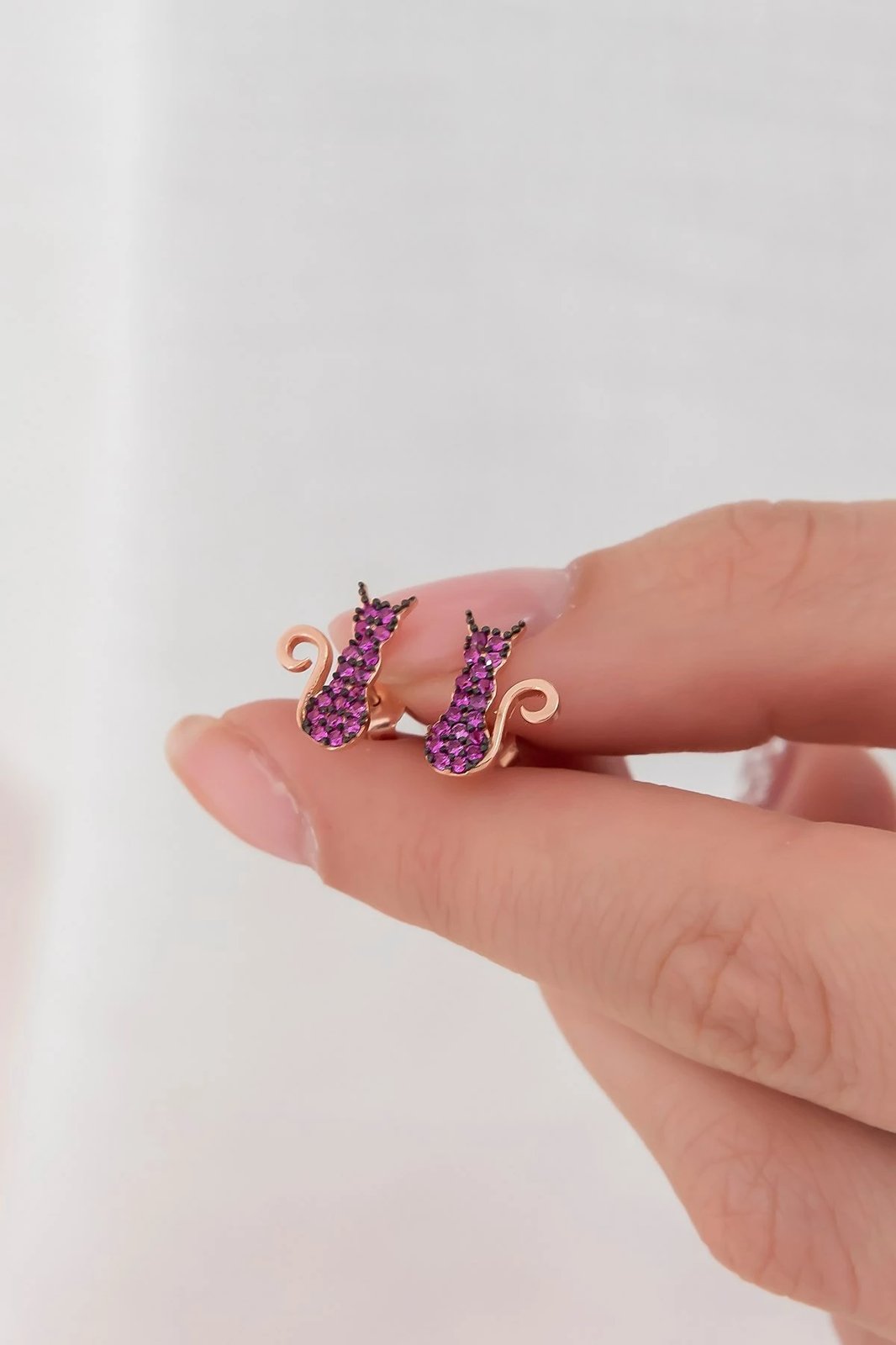 Vathë argjendi Jumeon, ngjyrë rozë e artë dhe fuchsia, NRZ99154