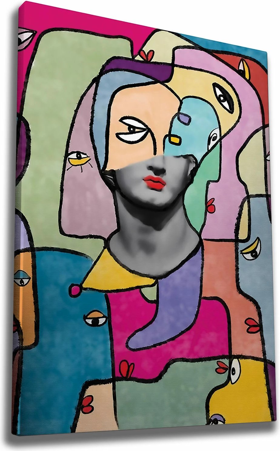 Pikturë dekorative në kanavacë, Wallity WY212, shumëngjyrëshe, 50x70cm