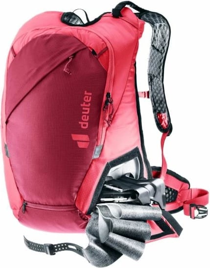 Çantë shpine Deuter për ski, e kuqe Çantë shpine Deuter për ski, e kuqe