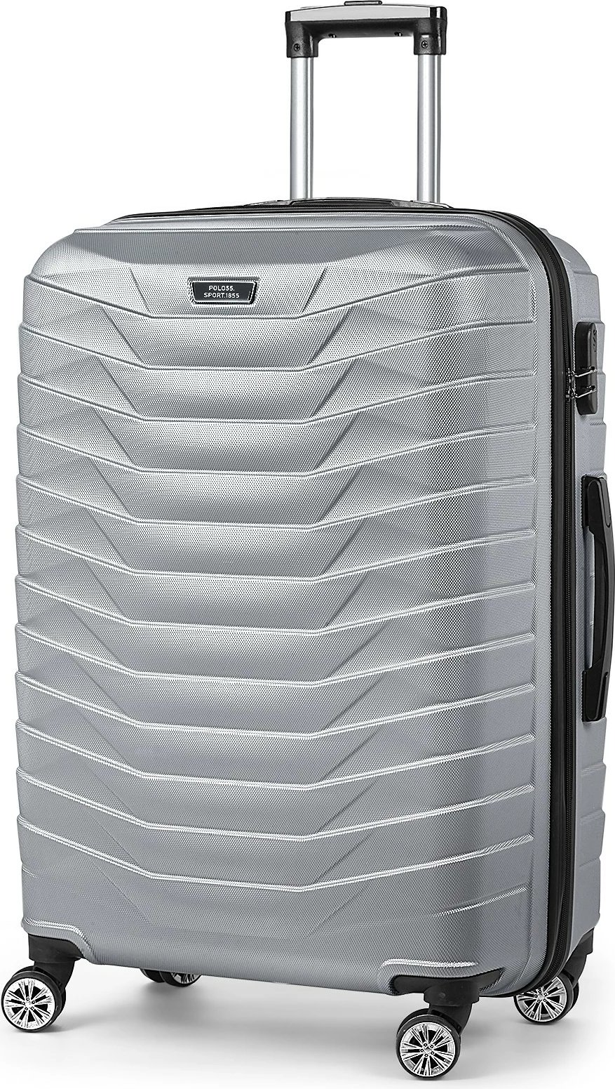 Set valixhesh (3 copë), Zoozie Bags, P55UCVLZ04, ngjyrë gri