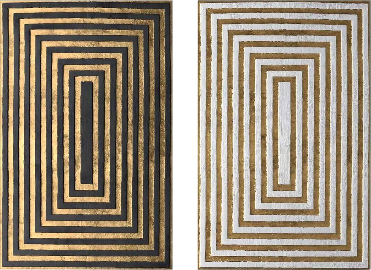 Pikturë muri set 2 copë, seri GOBI, kanavacë e printuar, 45x2.8x70cm (x2)