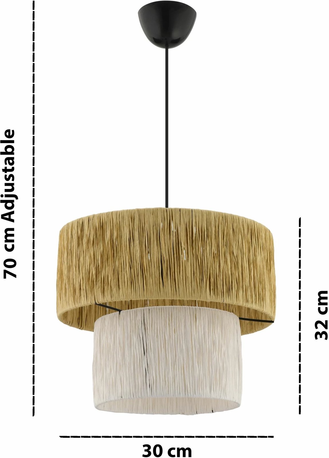 Llambë tavani Opviq, Kat, e bardhë, camel