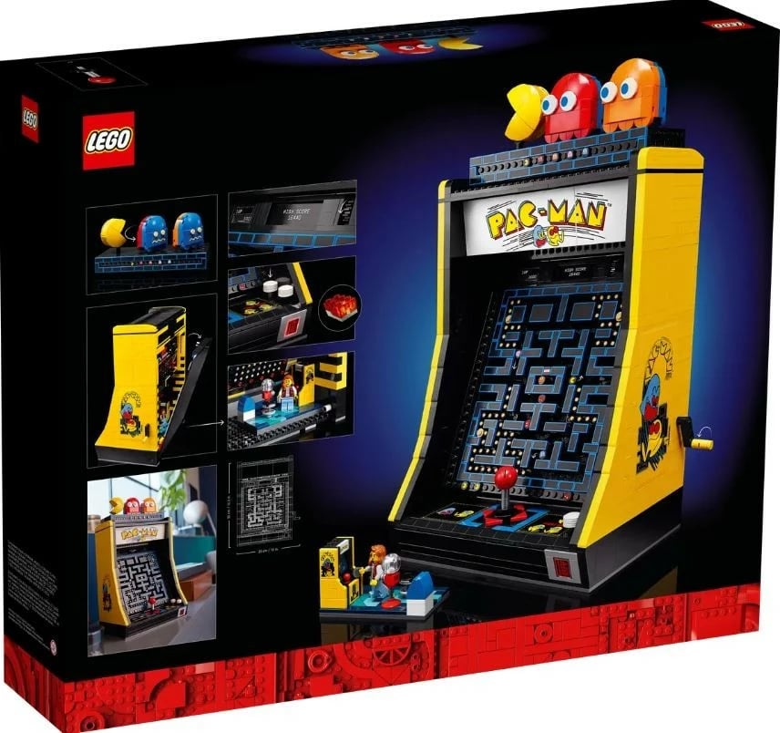Set ndërtimi LEGO Icons 10323 Pac-Man Arcade Machine, 2651 pjesë, 18+, madhësi ekstra e madhe