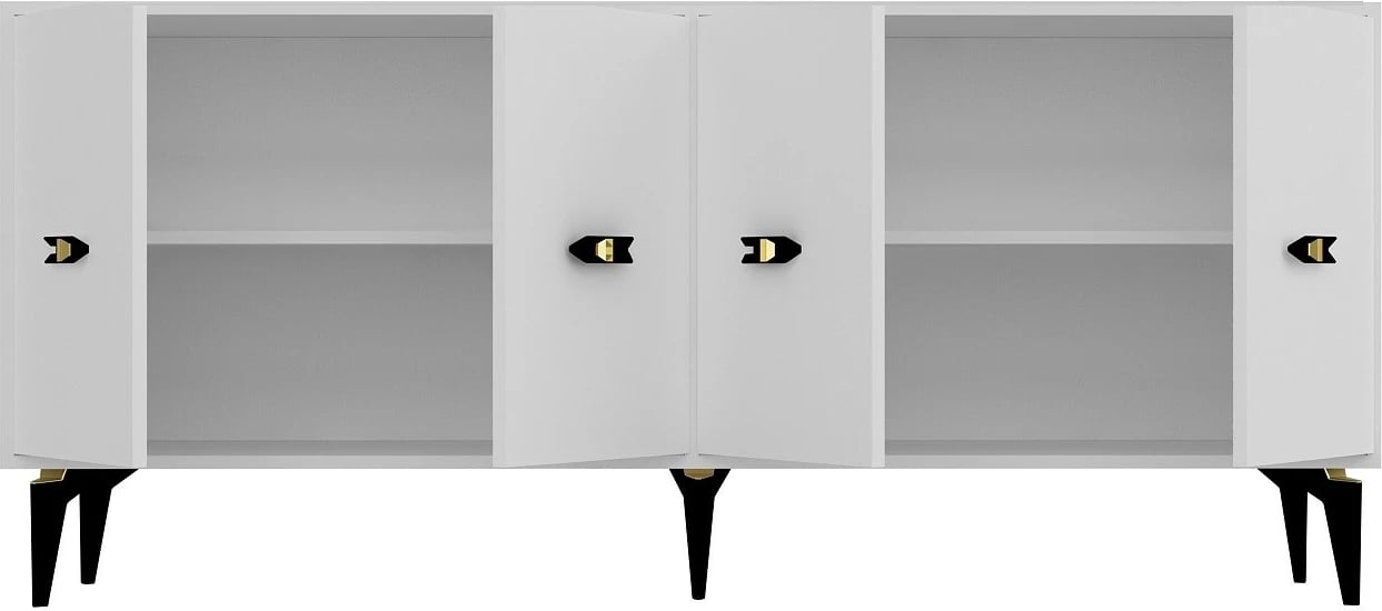 Konsolë Skye Decor, e bardhë, Fly