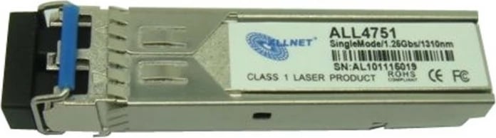 Modul miniGBIC LX ALLNET ALL4751, LC, Single-mode, 1000BASE‑LX, 10 km, 1310 nm