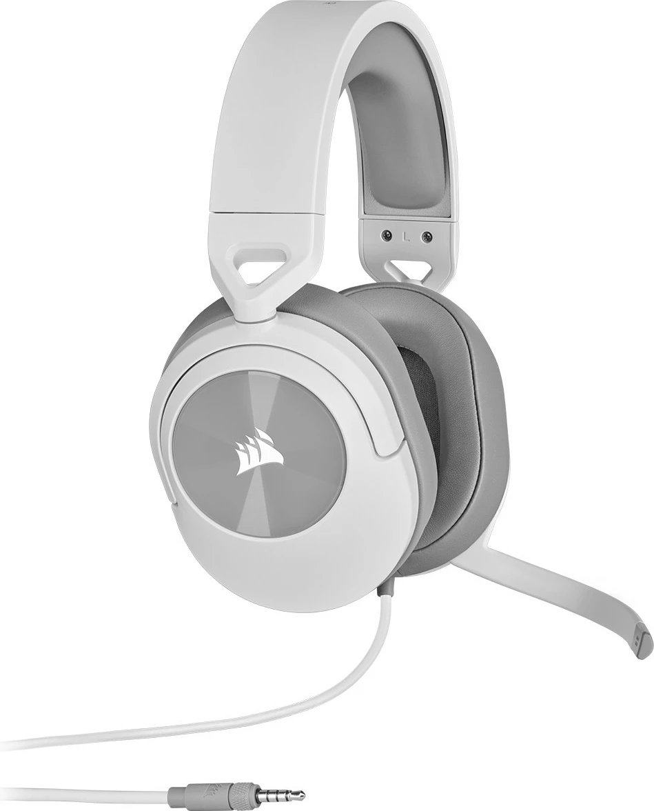 Kufje gaming Corsair HS55 Stereo, 3.5mm, mikrofon palosës, e bardhë