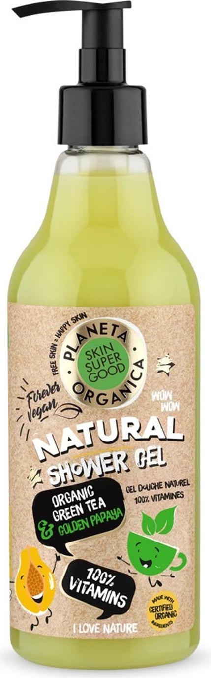 Gel dushi Natura Siberica Skin Super Good Natural 100 Vitamins 500ml
