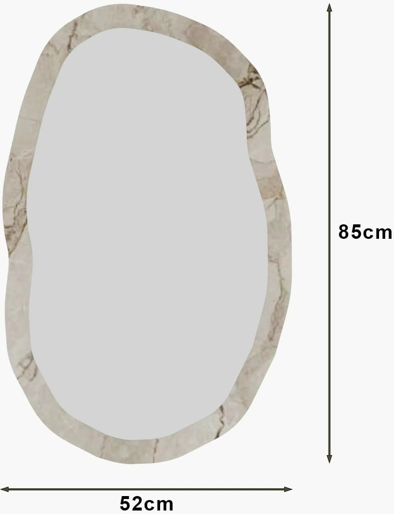 Pasqyrë Hanah Home, Lossa, ngjyrë Ephesus dhe mermeri