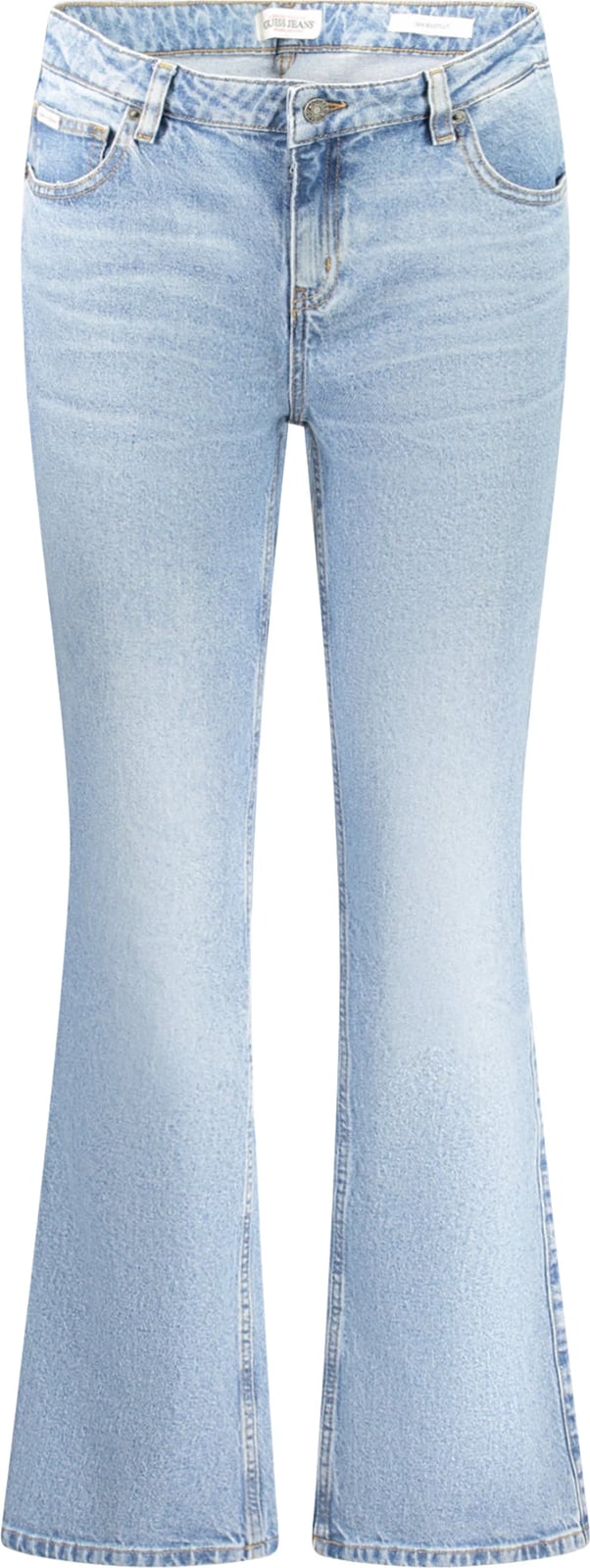 Pantallona xhins GUESS JEANS femra, kaltër e çelët