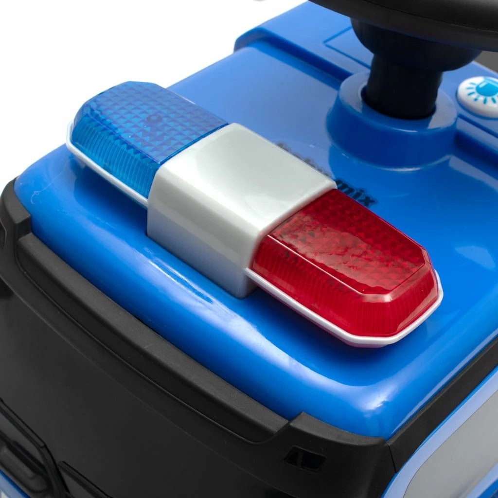 makinë ride-on fëmijësh, Baby Mix, Mercedes POLICE, me drita e tinguj, ngarkesë 25 kg, për 12m+, blu