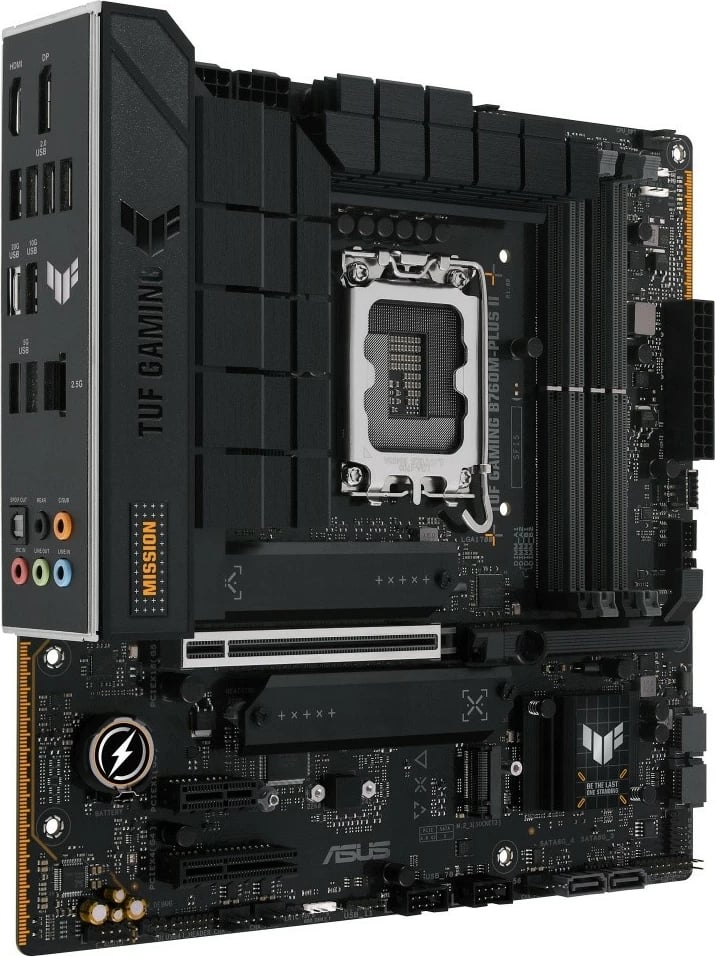 Pllakë amë Asus TUF GAMING B760M-PLUS II, LGA1700, DDR5, mATX