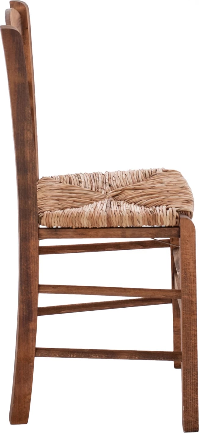 Karrige tradicionale me kashtë, ngjyrë arre, FH10369.01