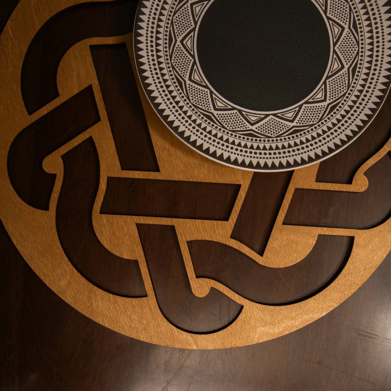 Set nënshimesh druri (6 copë), Hermia, Don, ngjyrë mjaltë