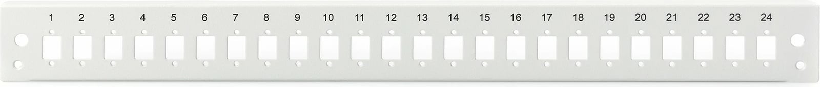 Panel frontal Digitus LWL Spleißbox 1U 24xLC DX, gri
