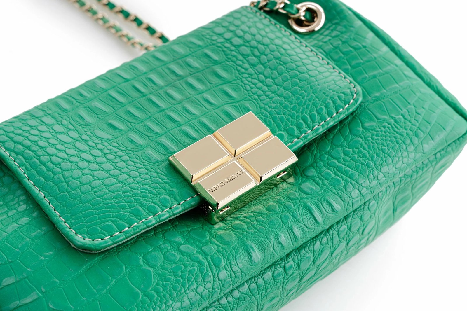 Çantë krahu, ngjyrë e gjelbër, model Siena, Vince Camuto