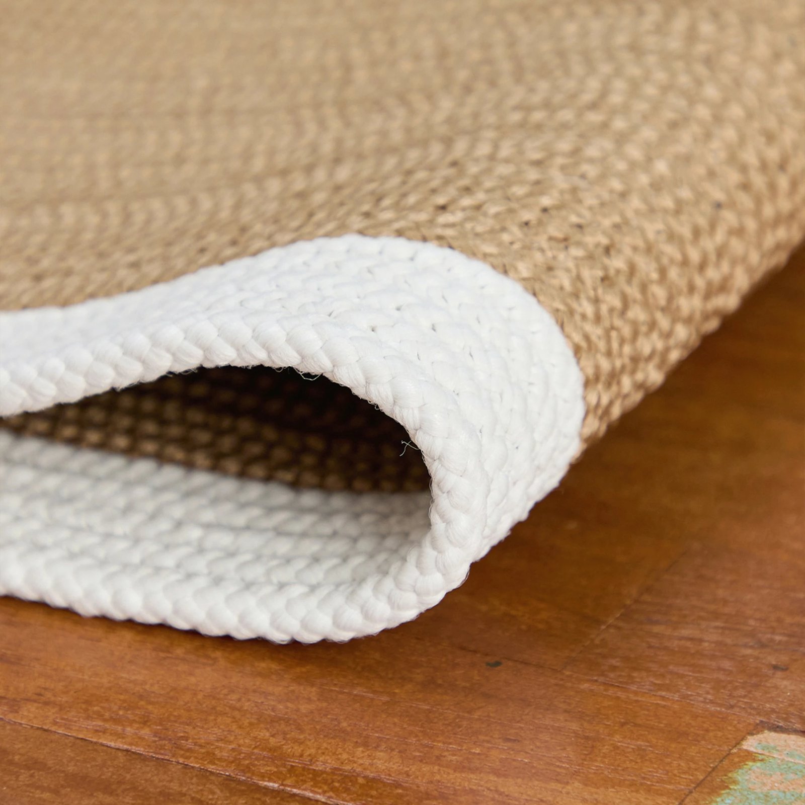 Raner jute, ngjyrë kafe dhe e bardhë, Coco24033, 37x136cm Raner jute, ngjyrë kafe dhe e bardhë, Coco24033, 37x136cm
