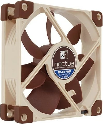 Ventilator kase NOCTUA NF-A9 PWM, 9.2cm, 2000 RPM, bezhë/kafe