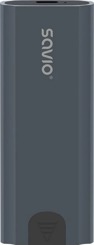 Kutia e jashtme për SSD Savio, me USB-C 3.1, gri