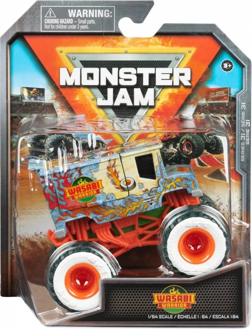 Lodër veturë Monster Jam Spin Master 1:64, metal dhe plastikë, ngjyra të përziera, 1 copë Lodër veturë Monster Jam Spin Master 1:64, metal dhe plastikë, ngjyra të përziera, 1 copë
