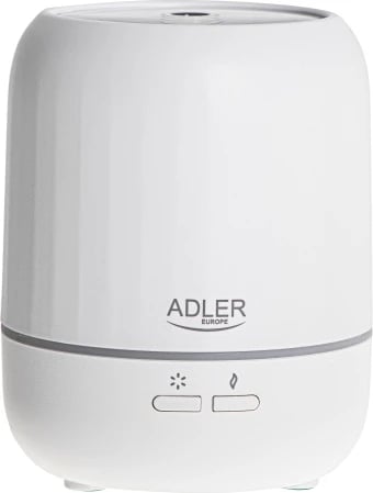 Difuzer arome ultrasonik USB 3-në-1, Adler, AD 7968, 100 ml, deri 25 m2, ndriçim 7 ngjyra, auto-off, i bardhë