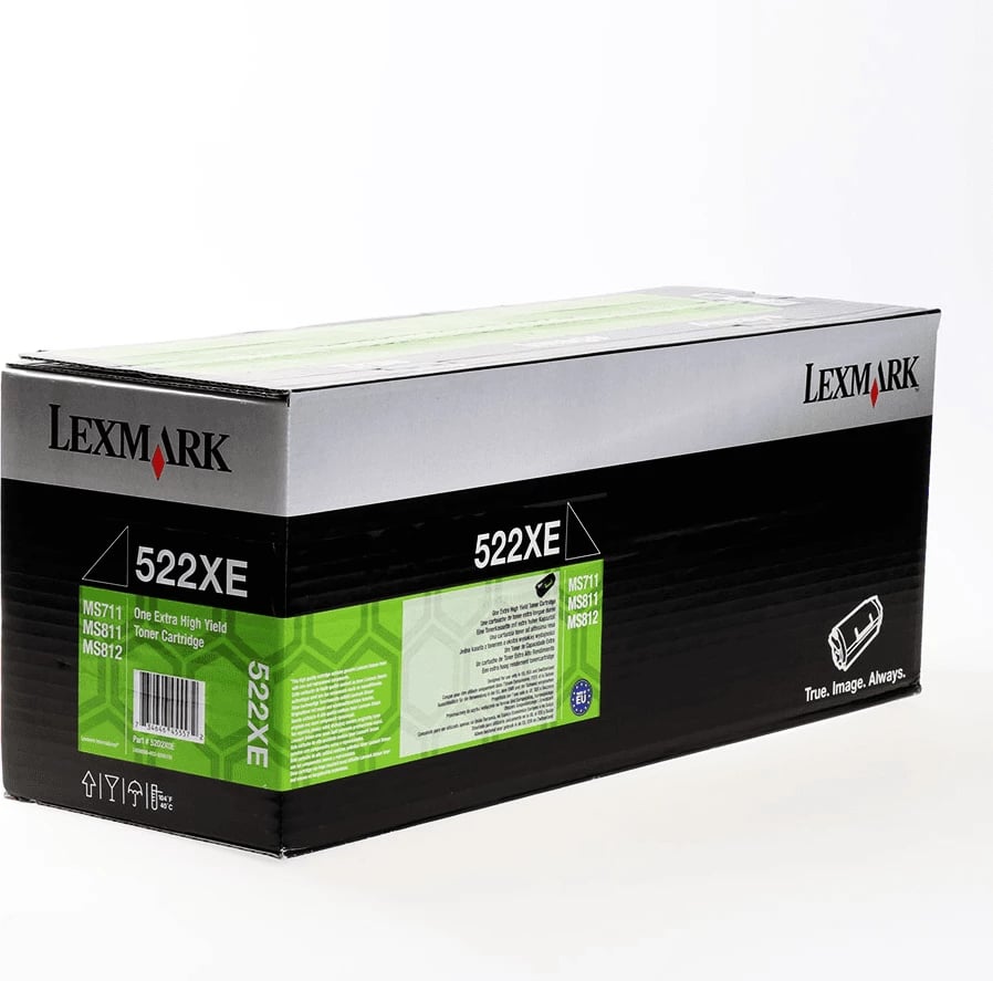 Toner, Lexmark, 52D2X0E 522XE/522X, rendiment 45000 faqe, XXL, e zezë