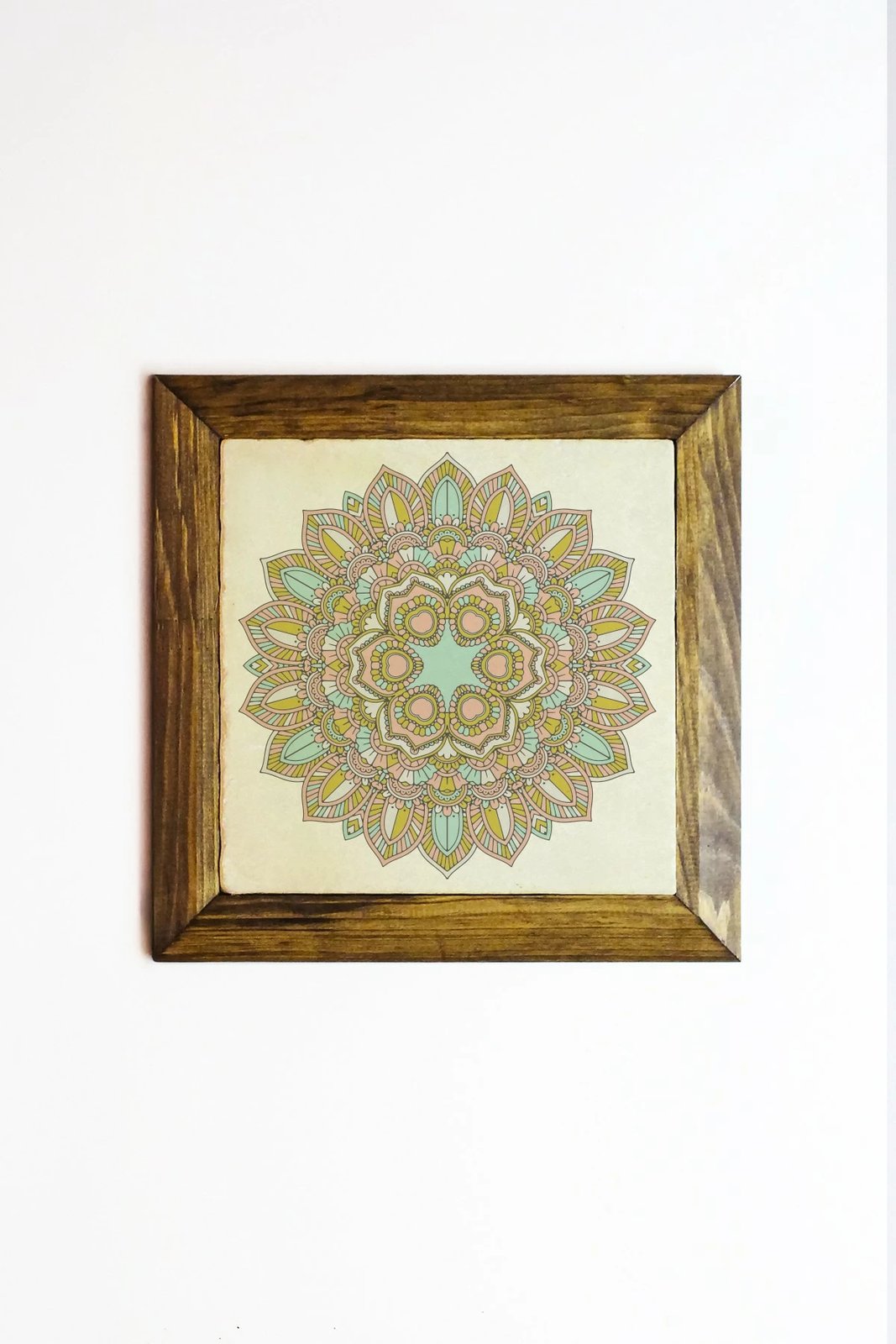 Pikturë dekorative me kornizë, shumëngjyrëshe, Wallity Ersytastablo30 - 16, 15.5x15.5cm