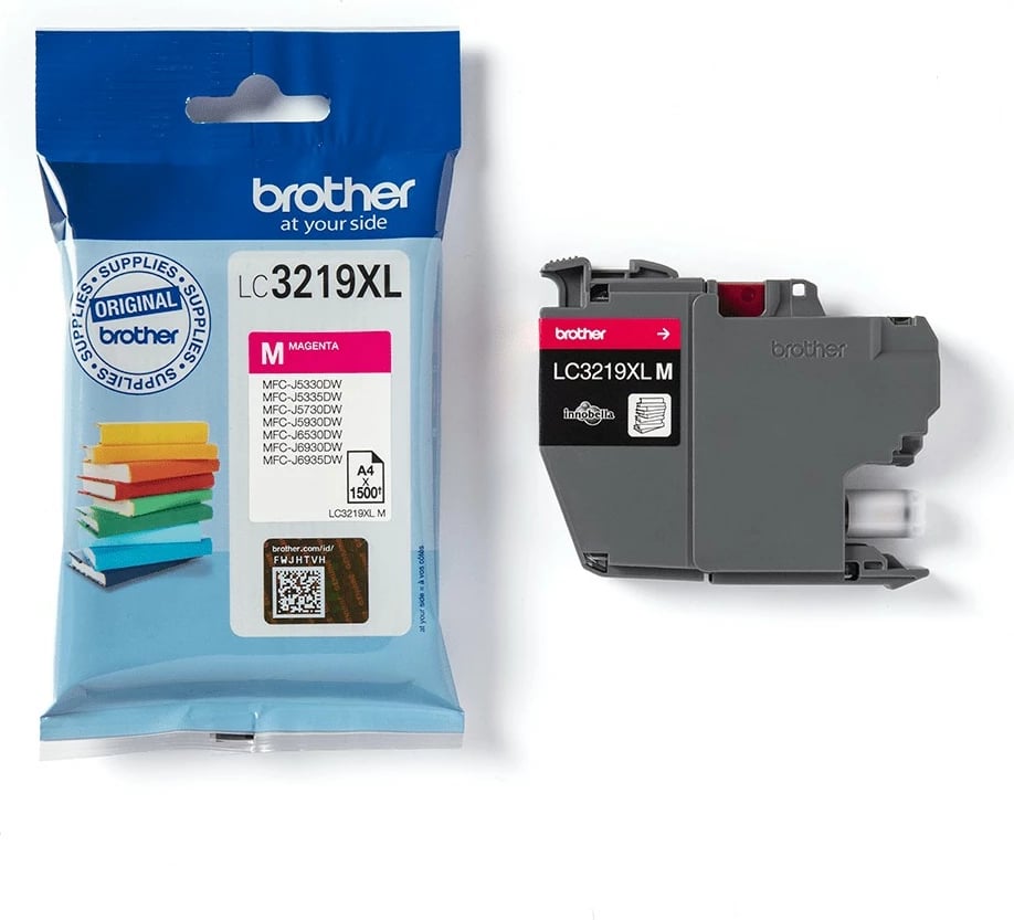 Kasetë ngjyrash Brother LC3219XLM, Magenta, 1500 faqe